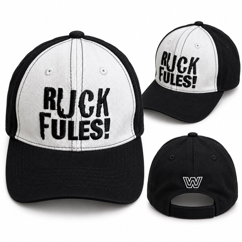 Load image into Gallery viewer, John Cena Black and White Ruck Fules Baseball Cap Hat

