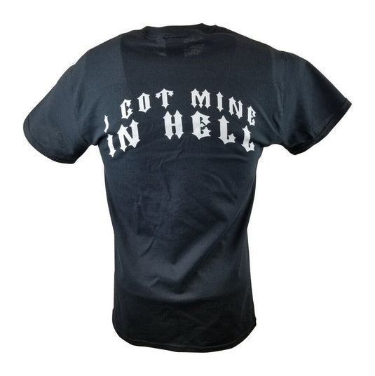 Undertaker Tattoo Shop Got Mine In Hell Mens WWE Black T-shirt