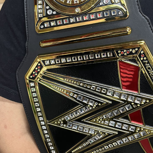 WWE World Heavyweight Championship Replica Title Belt Black Adult Size