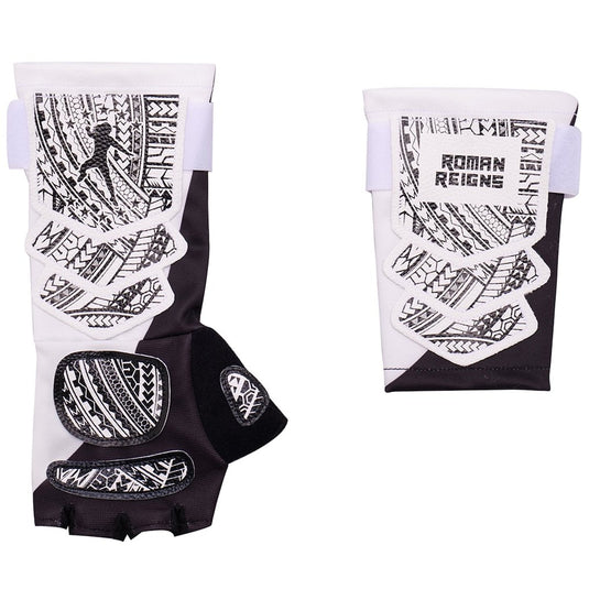 Roman Reigns Black and White Replica Glove & Wrist Sleeve Set — Officially Licensed WWE Gear