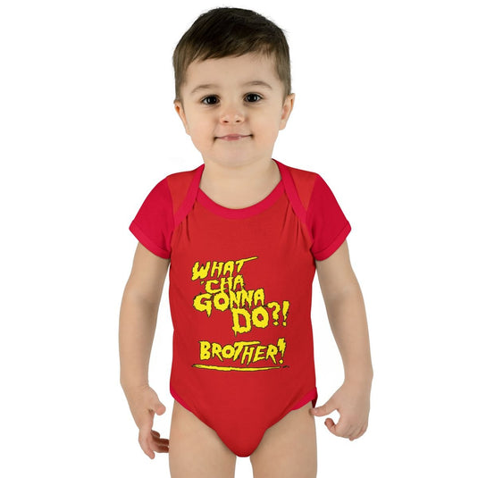 Hulk Hogan Whatcha Gonna Do Brother Red Baby Bodysuit