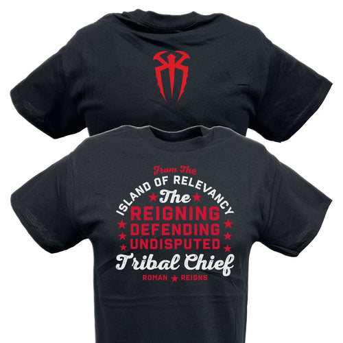 Roman Reigns Undisputed Tribal Chief Mens Black T-shirt