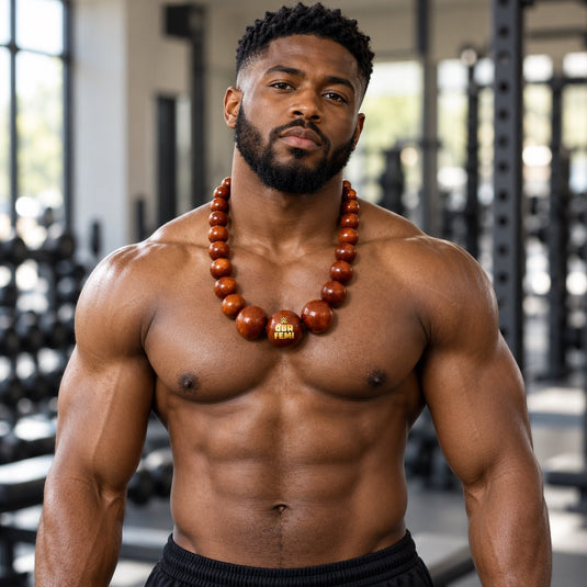 WWE Authentic Oba Femi Replica Beads Necklace