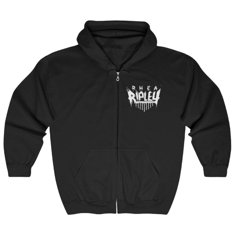 Load image into Gallery viewer, Rhea Bloody Ripley Black Zipper Hoody
