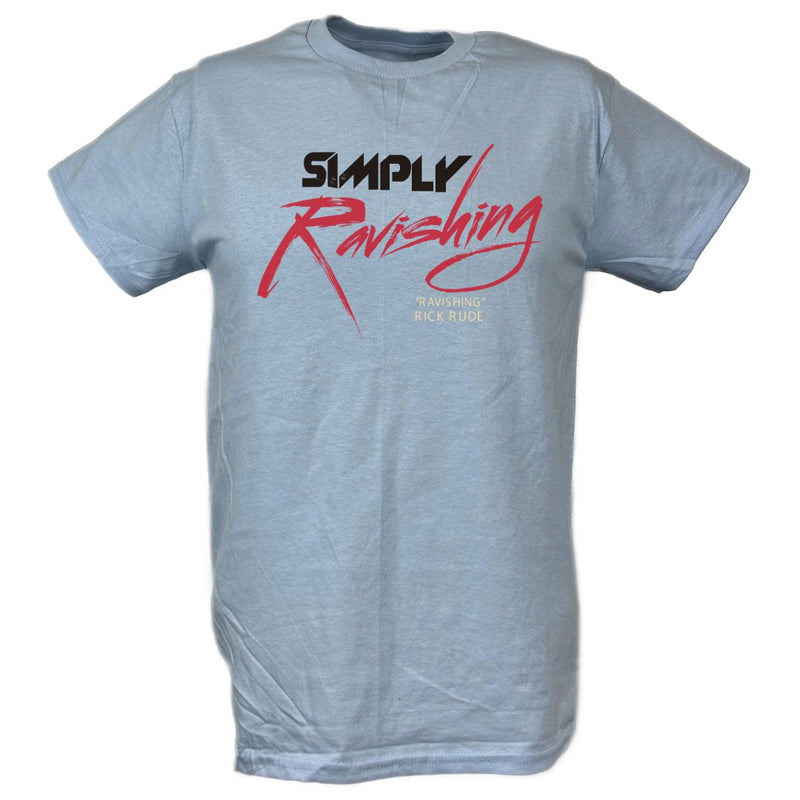 Load image into Gallery viewer, Simply Ravishing Rick Rude Mens Light Blue T-shirt
