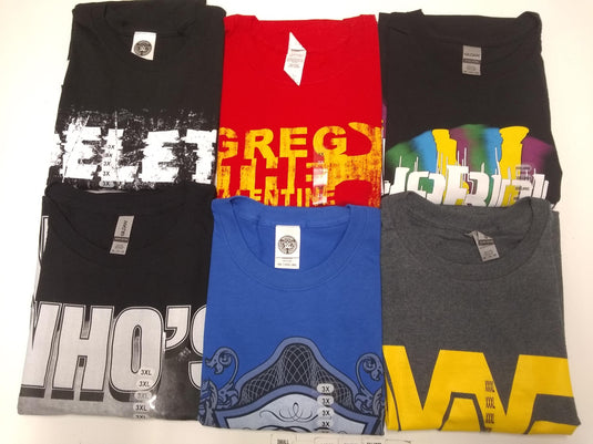 Lot of 6 Men Size 3XL T-shirts | Cena Orton Undertaker The Rock (3XL)