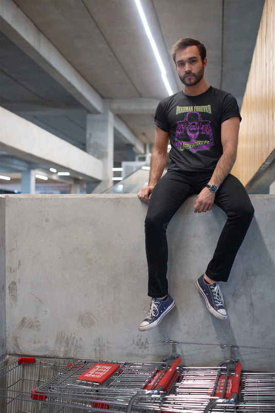 Undertaker Deadman Forever Neon Green Purple T-shirt