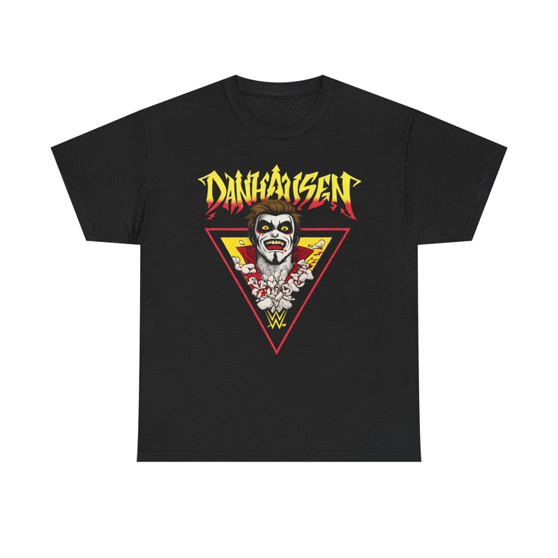 Load image into Gallery viewer, Danhausen Teeth and Triangle Black Pro Wrestling T-shirt-S

