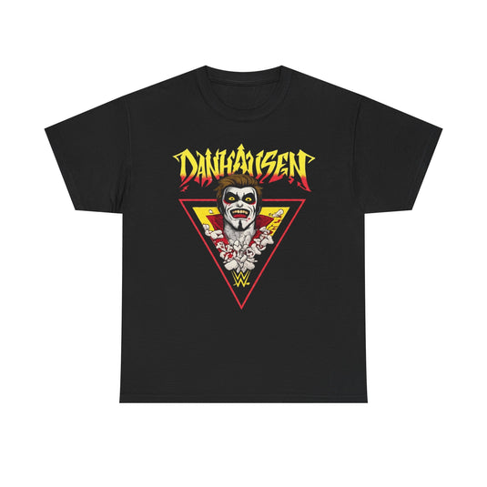 Danhausen Teeth and Triangle Black Pro Wrestling T-shirt-S