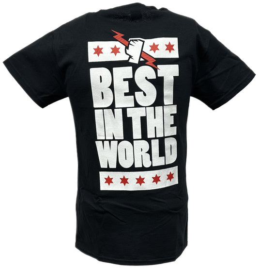 CM Punk Crimson X Best In The World Mens Black T-shirt