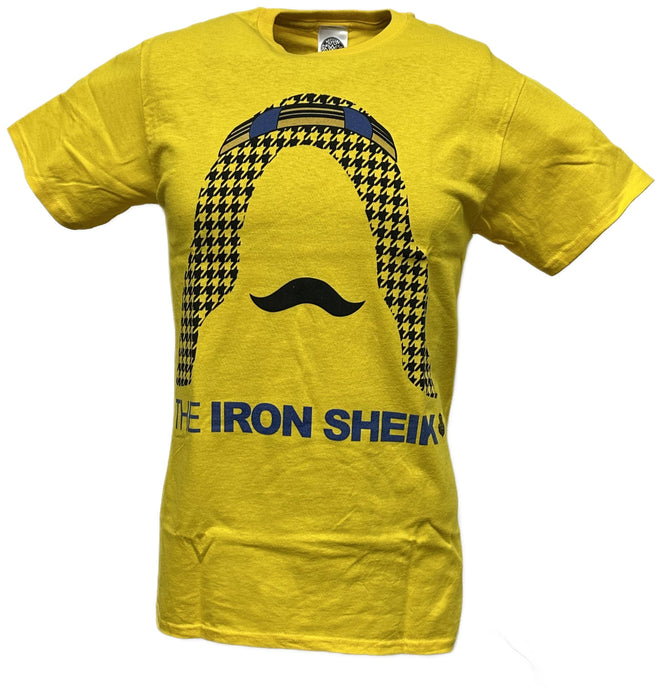 The Iron Sheik Mens Yellow Legends T-shirt
