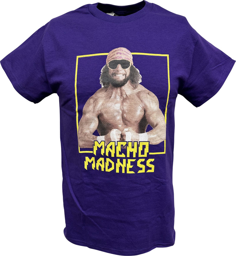Load image into Gallery viewer, Macho Man Randy Savage Purple Madness Mens T-shirt
