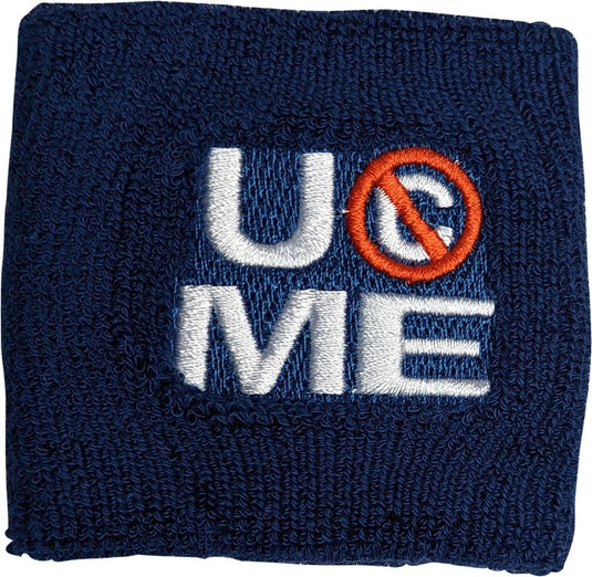 John Cena U Can't Stop Me Blue Headband Wristbands Set