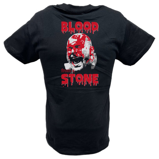 Blood from a Stone Cold Steve Austin Bloody Face Mens Black T-shirt