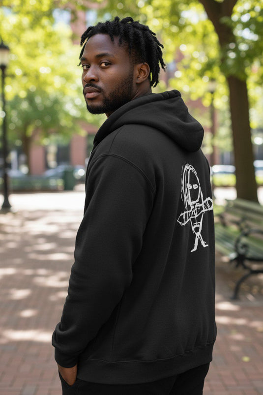 CM Punk Seal of Hardcore Black Zipper Hoody