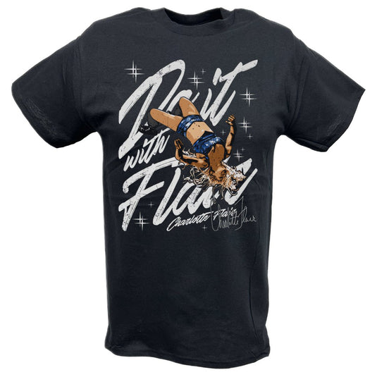 Charlotte Flair Do It With Flair Signature Black T-shirt