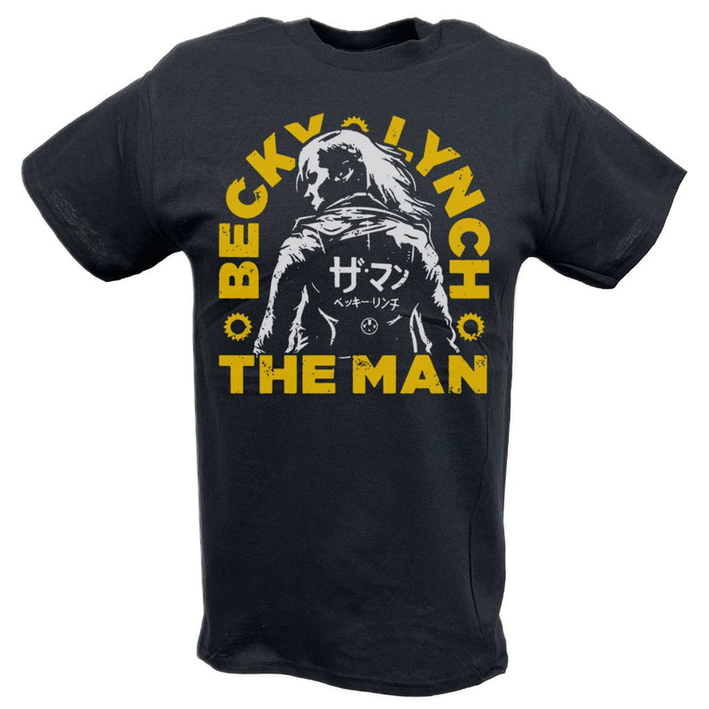 Load image into Gallery viewer, Becky Lynch The Man Japanese Black T-shirt
