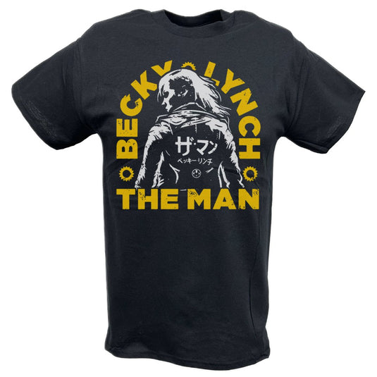 Becky Lynch The Man Japanese Black T-shirt