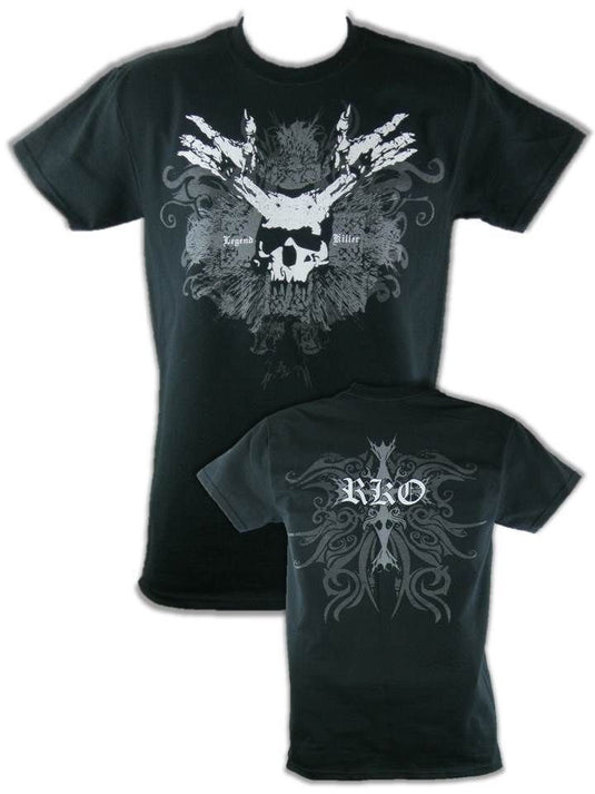 Randy Orton RKO White Skull Mens T-shirt