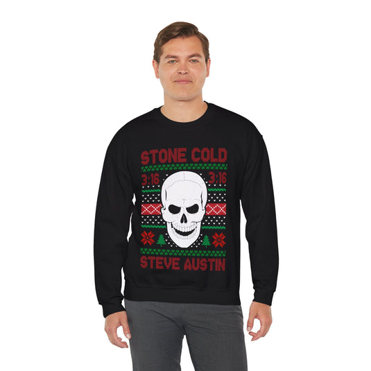 Stone Cold Steve Austin 3:16 Ugly Christmas Mens Sweater Sweatshirt