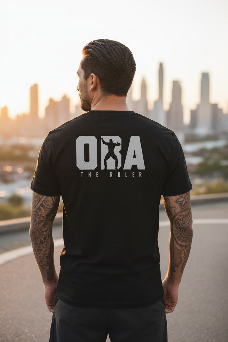 Load image into Gallery viewer, Oba Femi Run From The Ruler Black T-shirt

