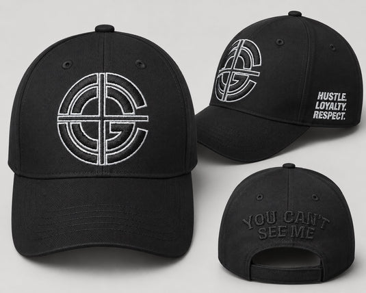 John Cena Black White Chaingang HLR Baseball Cap Hat