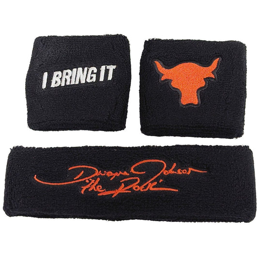 The Rock I BRING IT Baseball Cap Hat Headband Wristband Costume