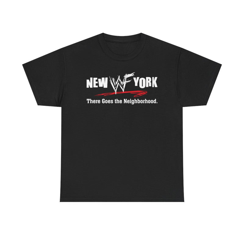 Load image into Gallery viewer, WWF New York There Goes The Neighborhood Nostalgic Times Square T-shirt
