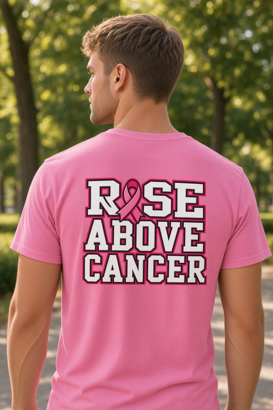 John Cena Rise Above Cancer Never Give Up Pink T-shirt