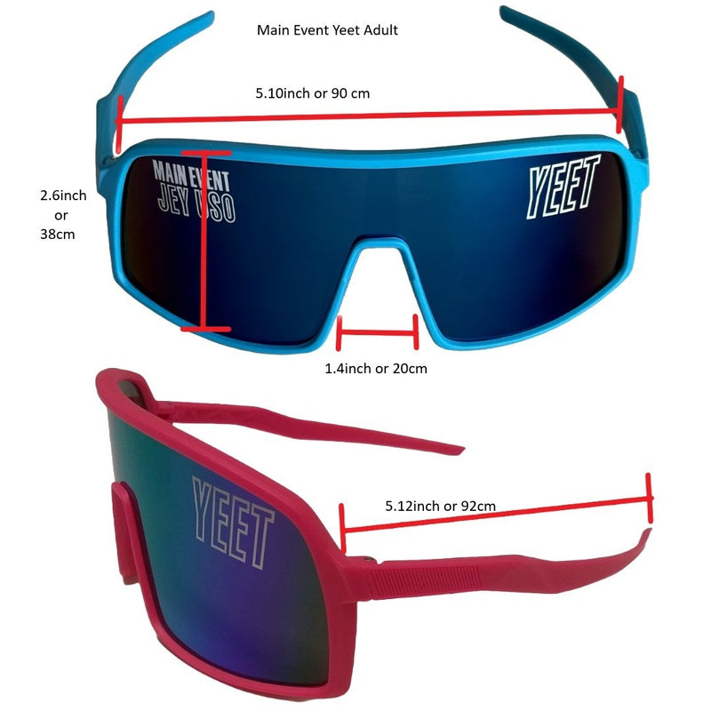 Load image into Gallery viewer, Main Event Jey Uso Yeet Adult Sport Shades Costume Glasses
