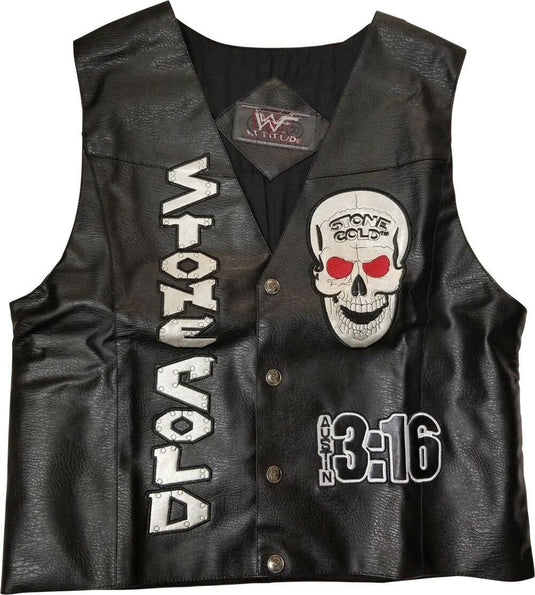 Stone Cold Steve Austin 3:16 Smoking Skull Vest