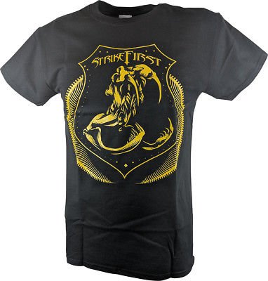 Randy Orton First Strike RKO Spine Mens Black T-shirt