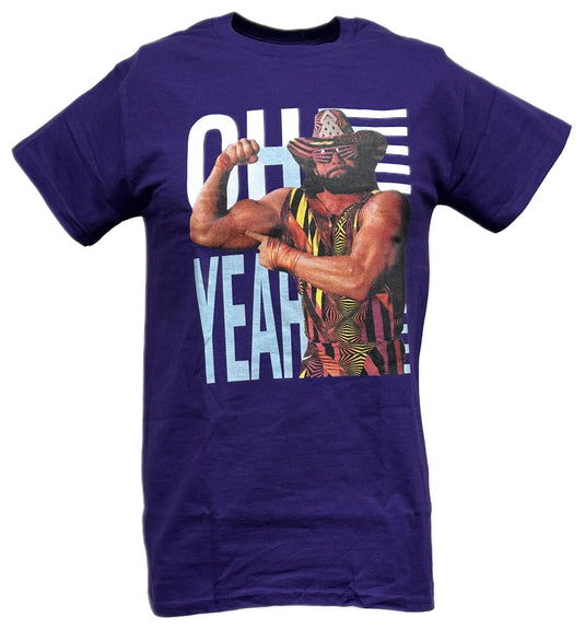 Macho Man Randy Savage Gun Show Mens Purple T-shirt