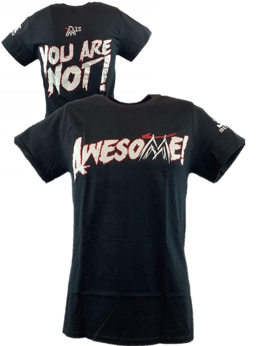 The Miz You Are Not Awesome Mens Black T-shirt