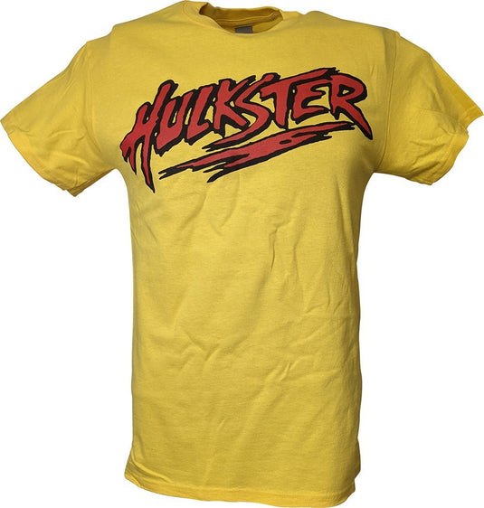 Hulkster Hulk Hogan Yellow Gold Boys Kids Youth T-shirt