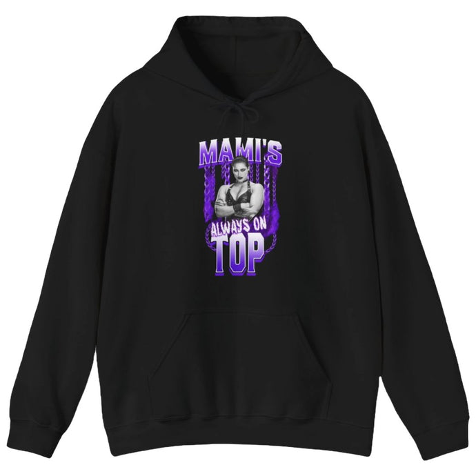 Rhea Ripley Purple Logo Mami Always on Top Pullover Hoody