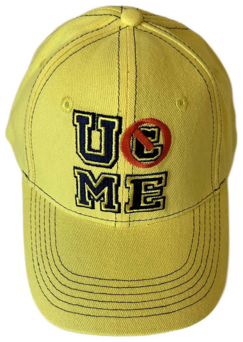 Load image into Gallery viewer, John Cena Yellow U Can&#39;t See Me WWE Baseball Cap Hat
