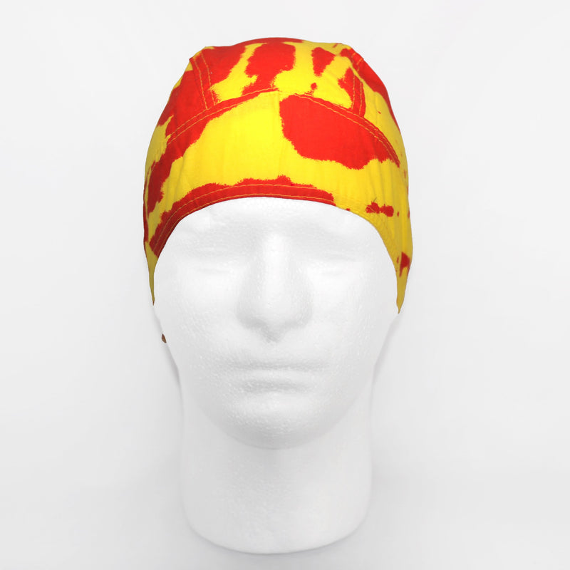 Load image into Gallery viewer, Tie Dye Bandana Skull Cap Doo Rag for Hulk Hogan Mens Costume
