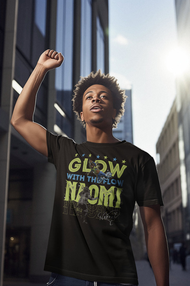 Load image into Gallery viewer, Naomi Glow With The Flow Top Rope T-shirt

