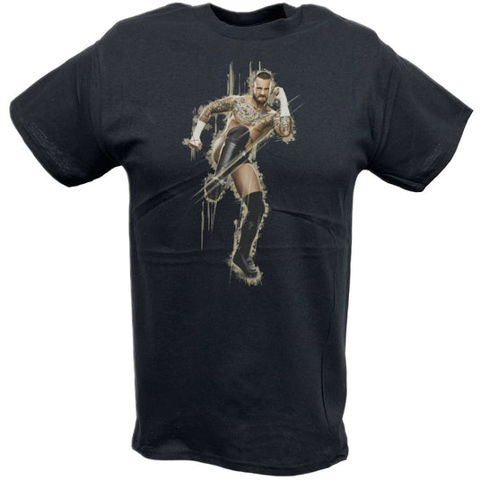 CM Punk Foot Stomp Black T-shirt