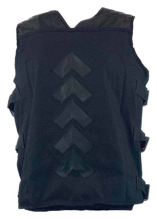 Roman Reigns Tactical Replica Vest Superman Punch Glove Costume-Onyx Black