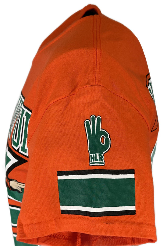 John Cena Mens Orange 15x Costume Hat T-shirt Wristbands