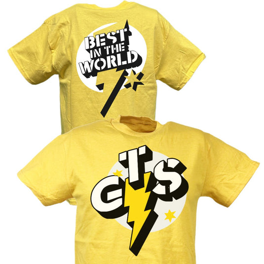CM Punk GTS Go To Sleep Yellow Short Sleeve Mens T-shirt