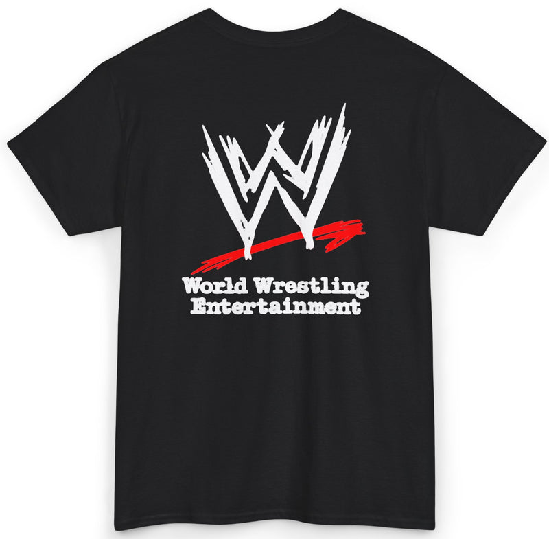 Load image into Gallery viewer, WWF Old Logo Get The F Out World Wrestling Entertainment T-shirt

