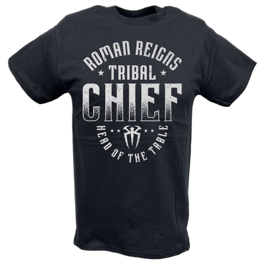 Roman Reigns Tribal Chief Head of The Table Black Kids Youth T-shirt