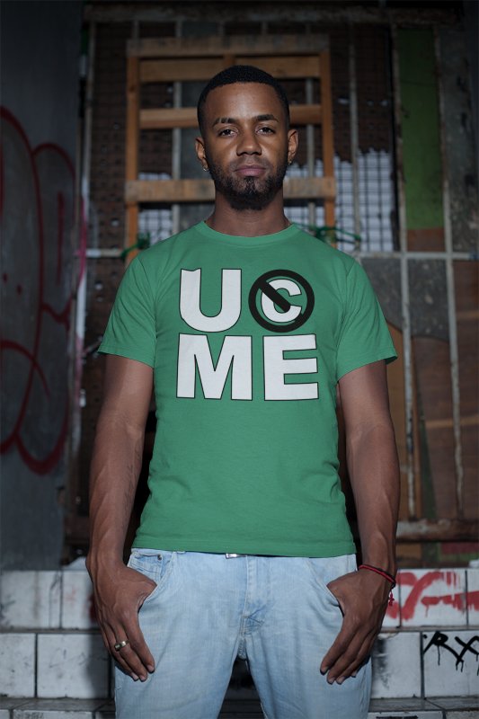 Load image into Gallery viewer, John Cena U Can't See Me Green Mens T-shirt
