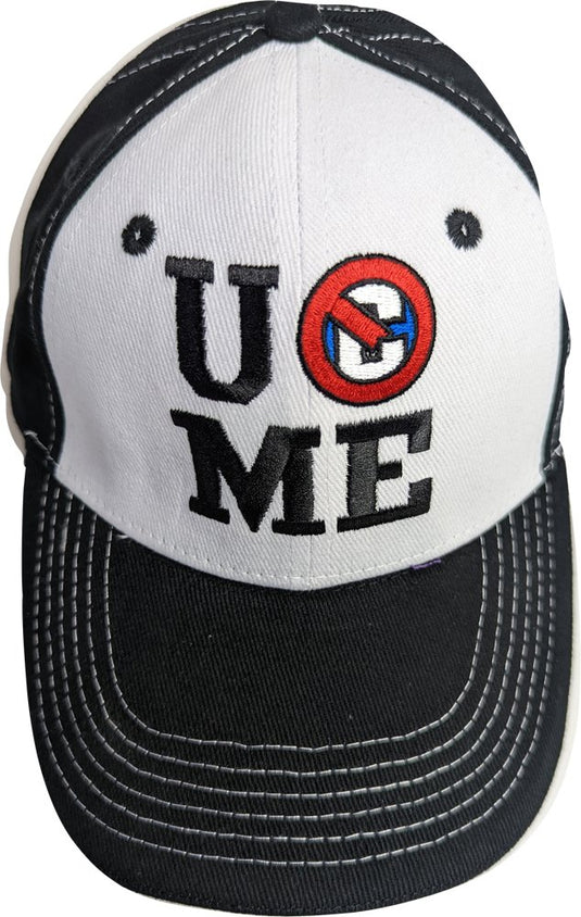 John Cena Black White U Can't See Me Baseball Cap Hat New