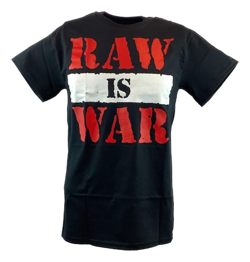 Load image into Gallery viewer, Monday Night Raw Is War WWF Attitude Era Mens Black T-shirt Sports Mem, Cards &amp; Fan Shop &gt; Fan Apparel &amp; Souvenirs &gt; Wrestling by Hybrid Tees | Extreme Wrestling Shirts
