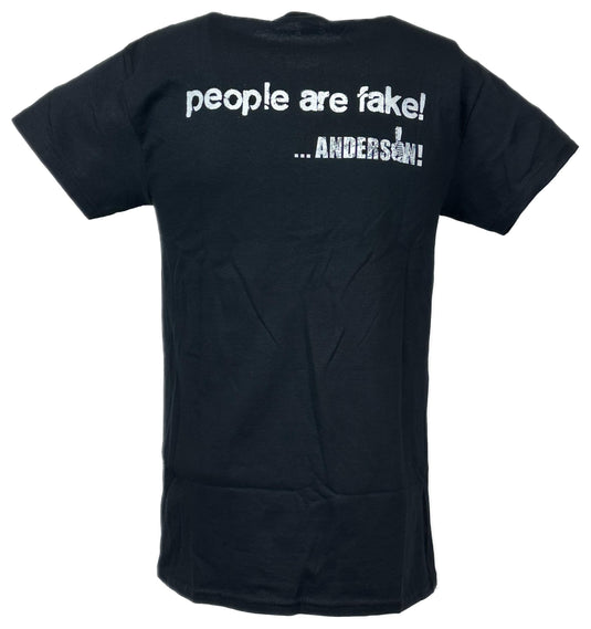 Mr Ken Anderson Pro Wrestling Is Real People Are Fake Black T-shirt by EWS | Extreme Wrestling Shirts