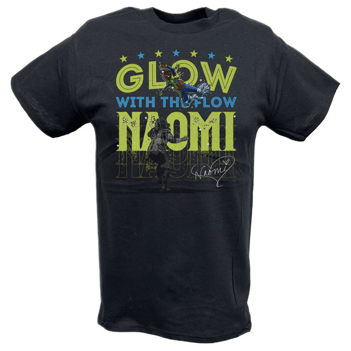 Naomi Glow With The Flow Top Rope T-shirt by EWS | Extreme Wrestling Shirts